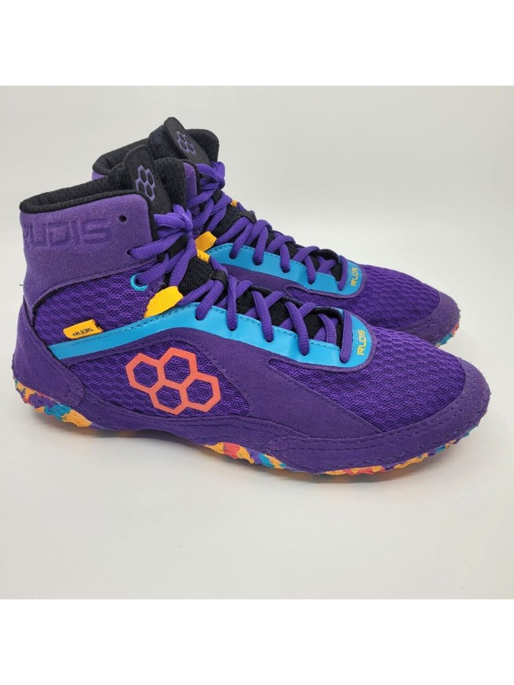 RUDIS Alpha 2.0 Wrestling Shoes Purple Crush Men's 9.5 Women's 11
